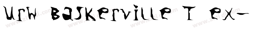 URW Baskerville T Ex字体转换